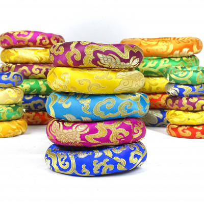 Cushion for tibetan singing bowls available in different sizes and different colors