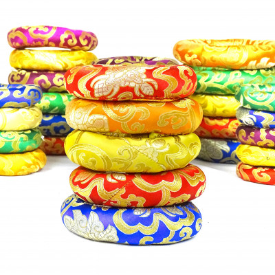 Cushion for tibetan singing bowls available in different sizes and different colors