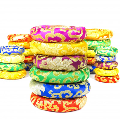 Singing bowl accessories cushion available in all chakras colors and suiblable sizes from Kathmandu Nepal