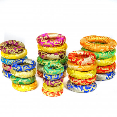 Cushion for tibetan singing bowls available in different sizes and different colors