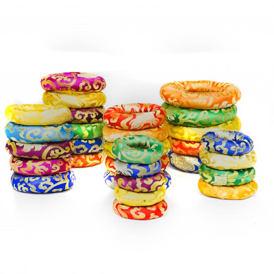 Cushion for tibetan singing bowls available in different sizes and different colors