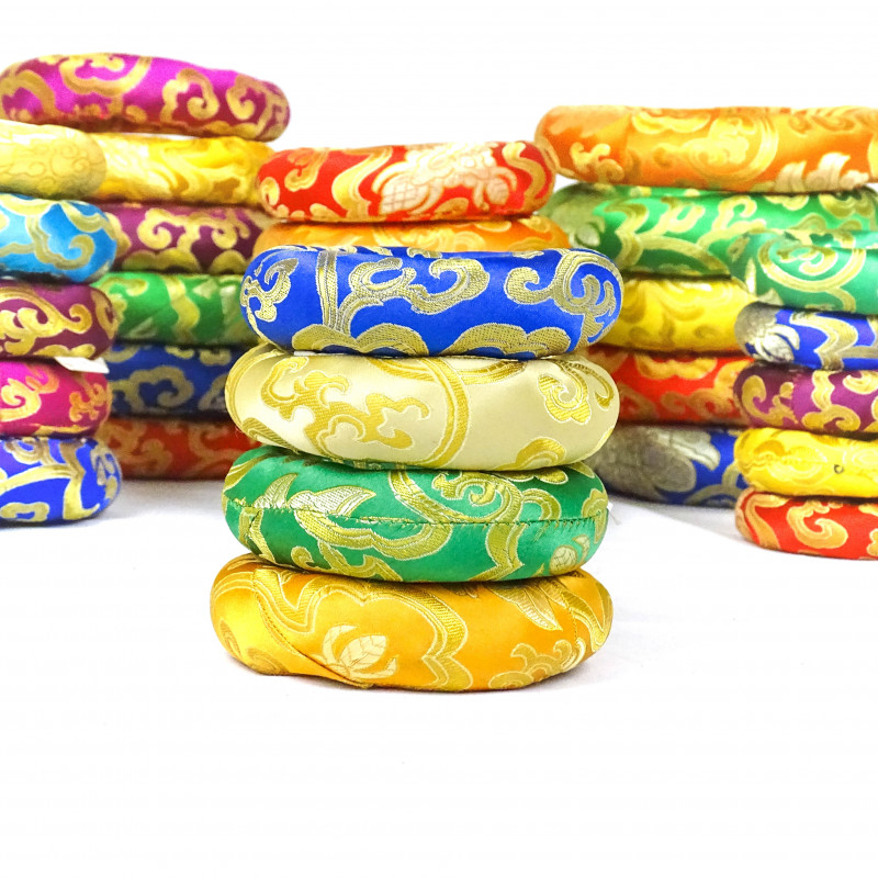 Bulk order of donut cushion ring for singing bowls at wholesale price by Sajan Shakya healing singing bowls