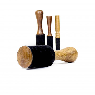 Leather stick for singing bowls available in different sizes - Healing Singing Bowls