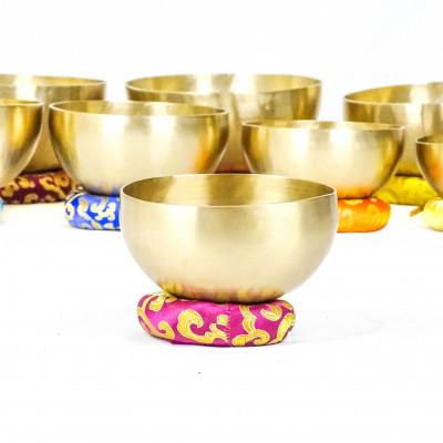 VEDIC PATAN SET OF Singing bowls on the 3rd octave from 131Hz to 245Hz available at wholesale price