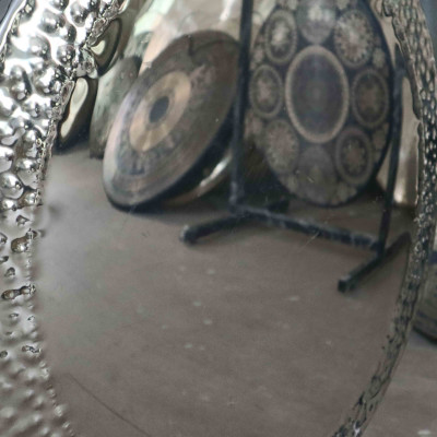 Mirror gong with deep sound vibration available in different sizes