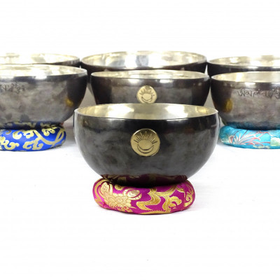 Sun moon singing bowls