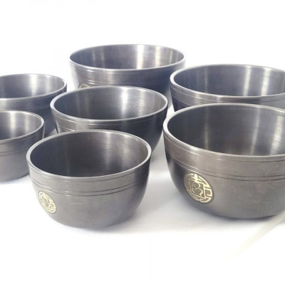 Casted singing bowls set from SAJAN THAPALIYA