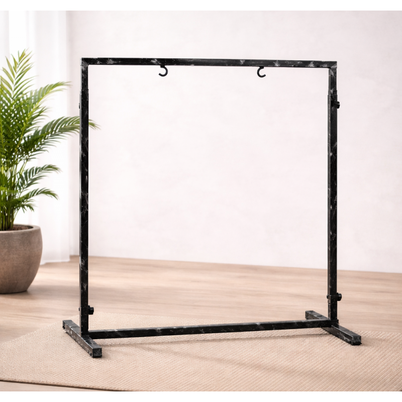 Chân đế cồng chiêng – Hình vuông bằng kim loại, có thể điều chỉnh