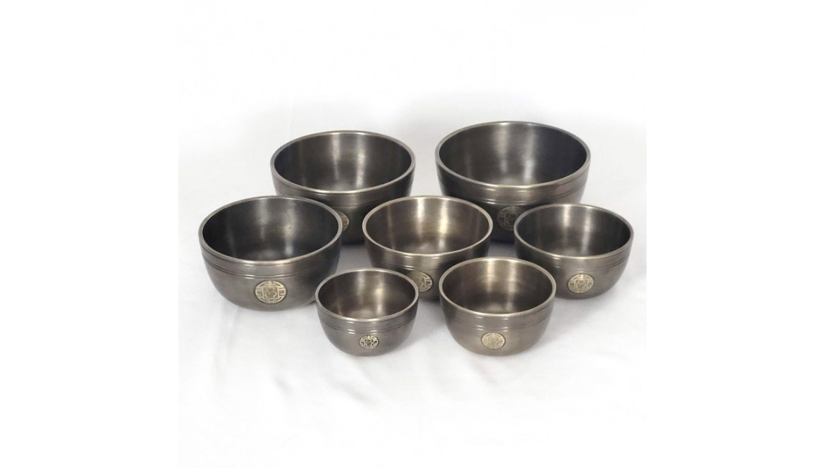 Small 5th Octave OM Singing Bowl Set | C5–B5 (523–988 Hz)